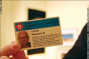 Clubs issue durable photo-ID cards that have commitment by member